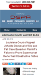 Mobile Screenshot of louisianainjurylawyerblog.com